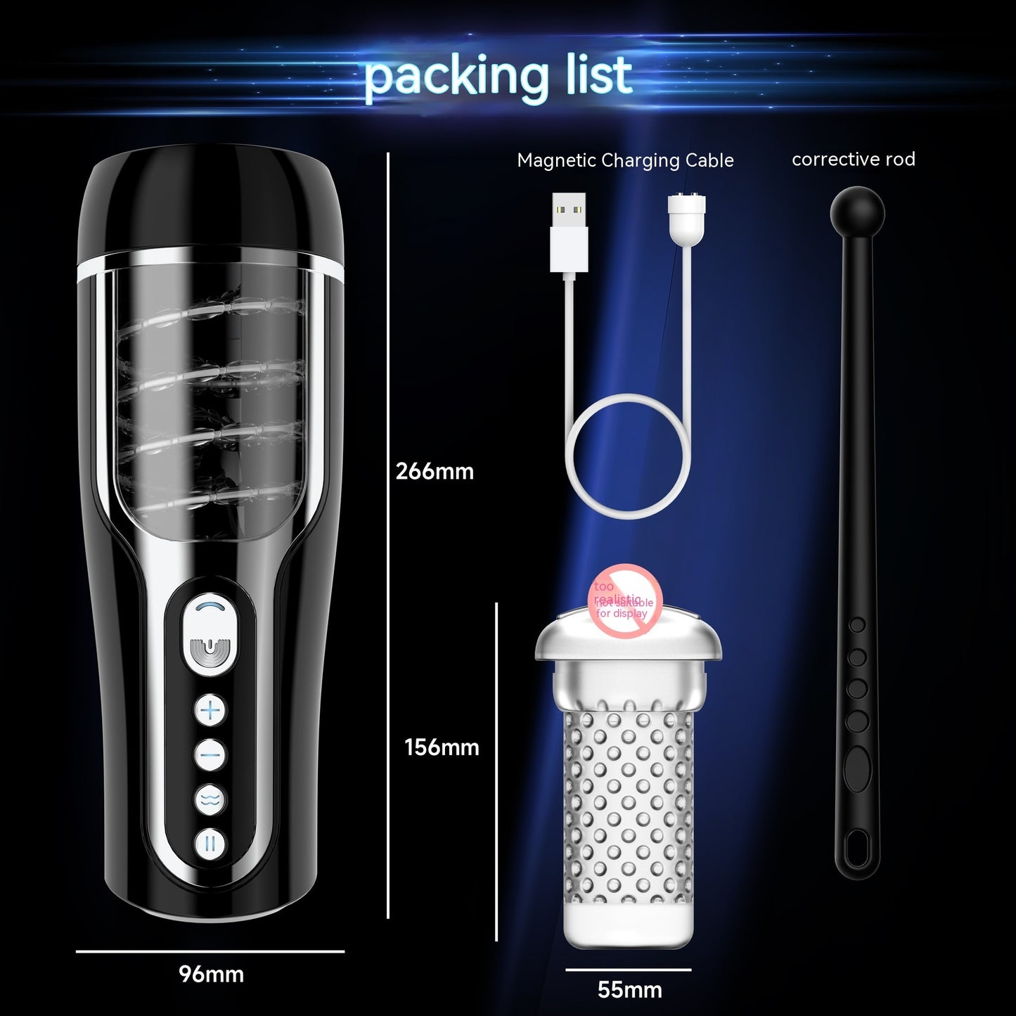 Masseur à vibrations automatique pour hommes