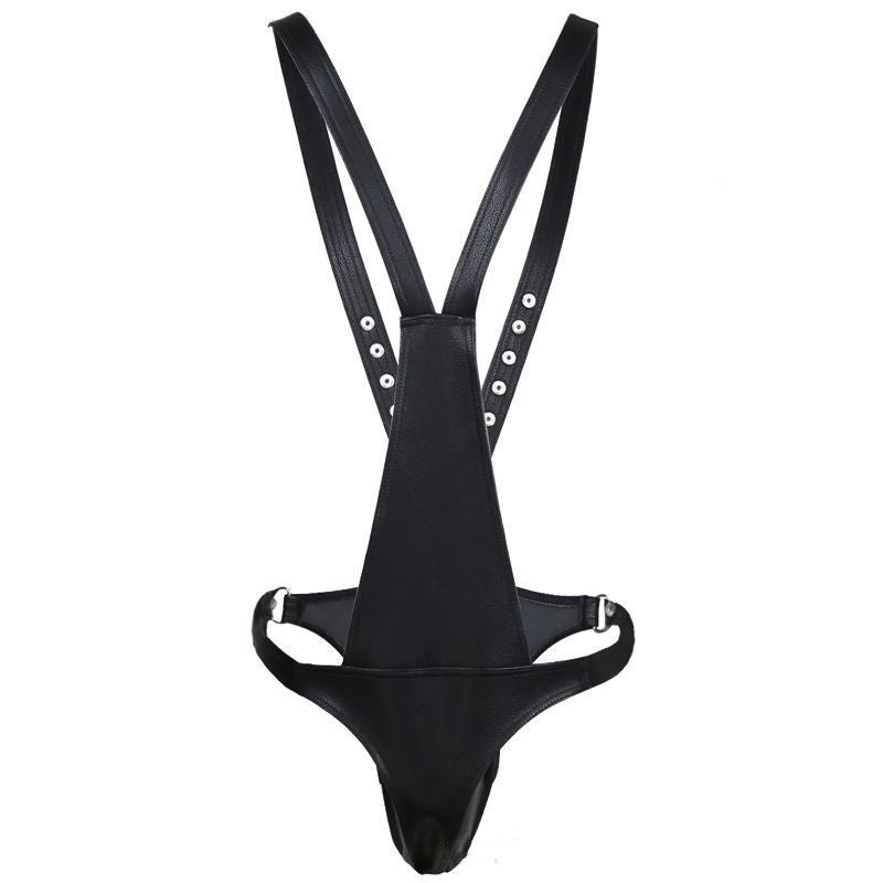 LUXXX Patent Leather Nightclub Bodysuit