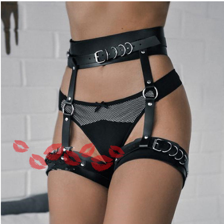 PU Leather Belt strapped Garter