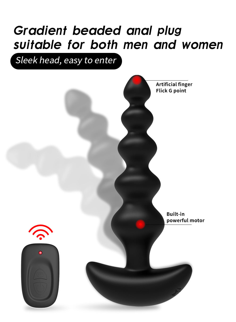 Remote Control Rechargeable Prostate Massager