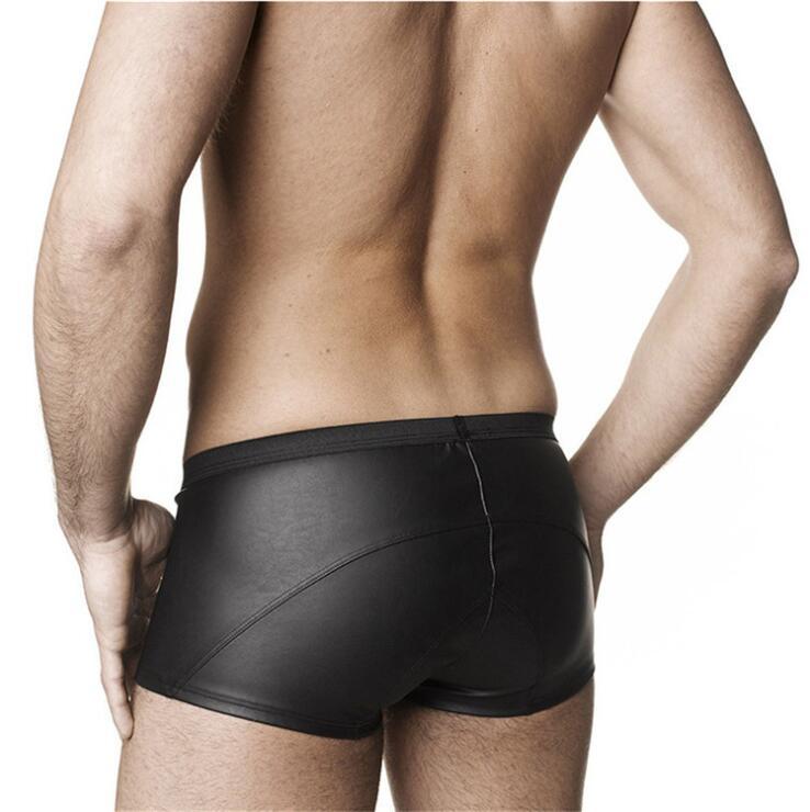 Boxer en cuir verni LUXXX