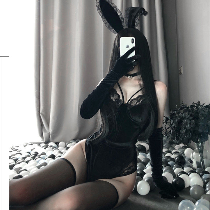 LUXXX Déshabillé Jessica Rabbit en dentelle
