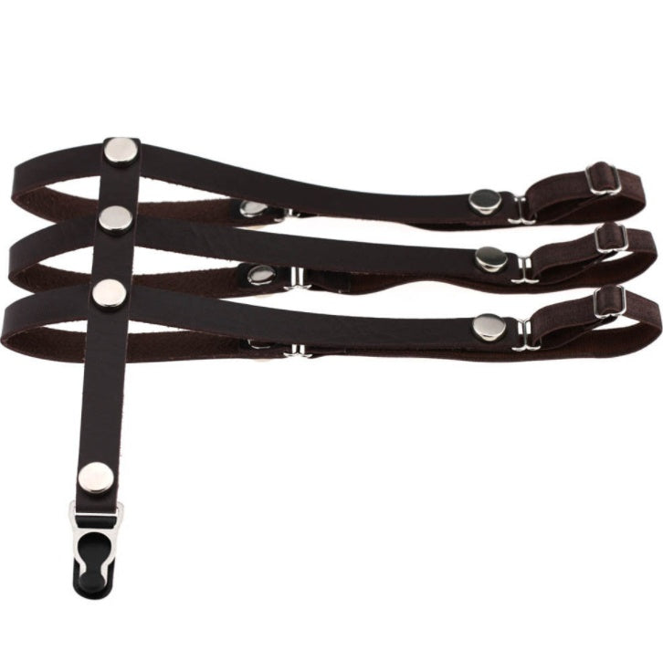 Nouvelle ceinture porte-jarretelles punk à la mode