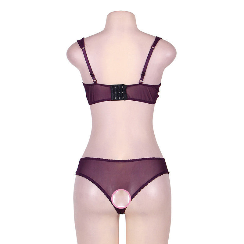 Ensemble deux pièces sexy en dentelle pour femme grande taille LUXXX