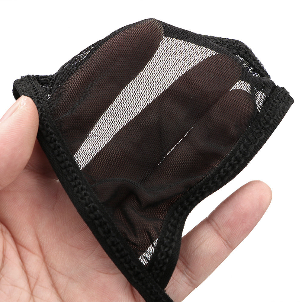 LUXXX All Black Woven and Strapped Neglige