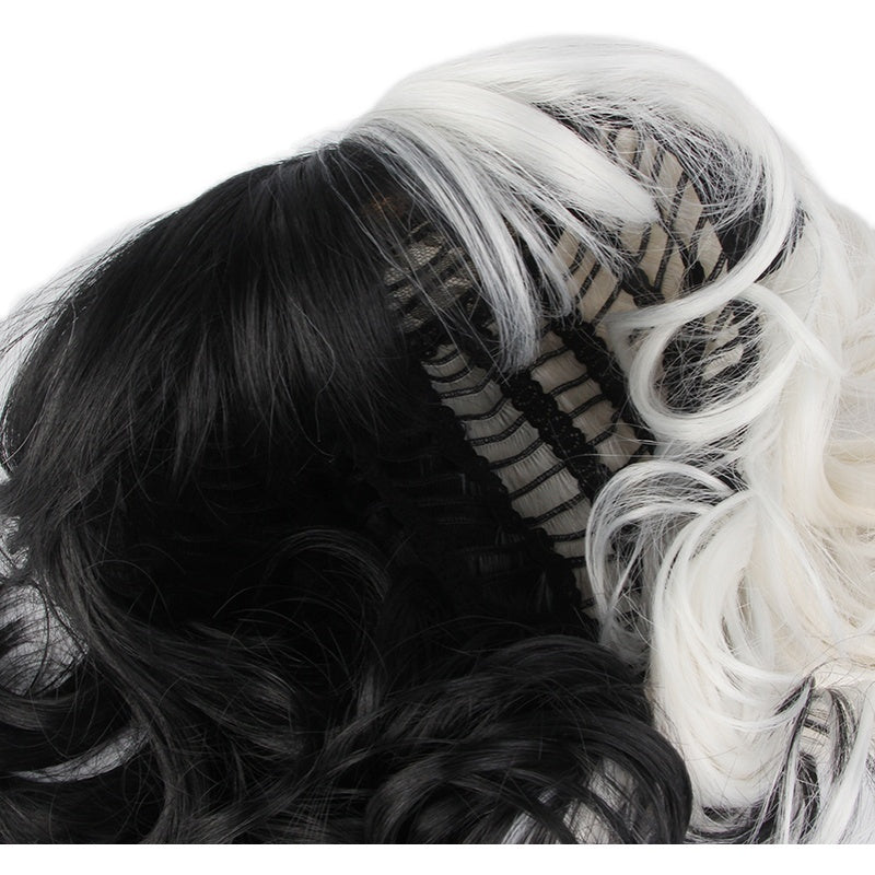 Cruella Black and White Wig