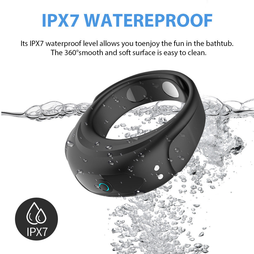 Anneau de fer à cheval avec vibromasseur et chargeur USB