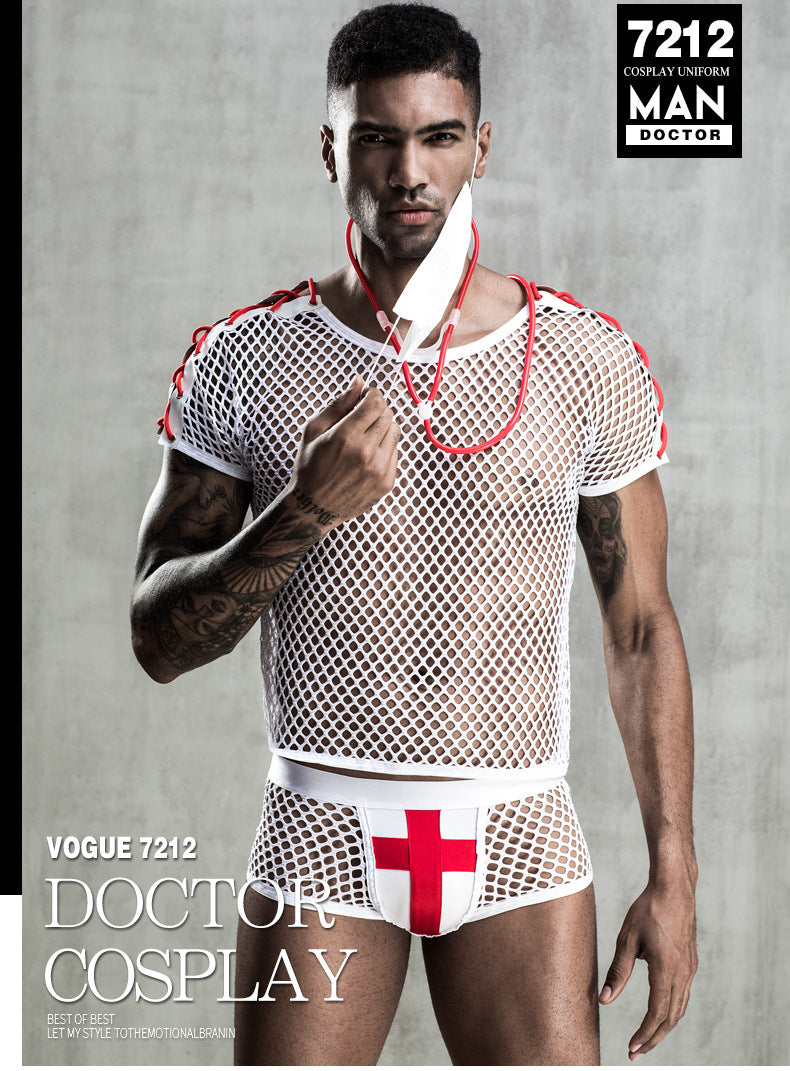White Netting Doctor Uniform