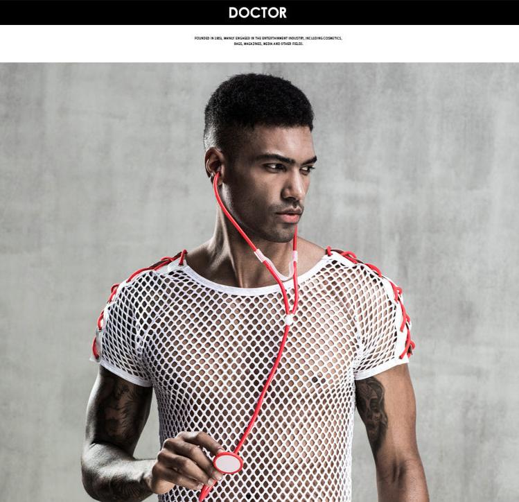 White Netting Doctor Uniform