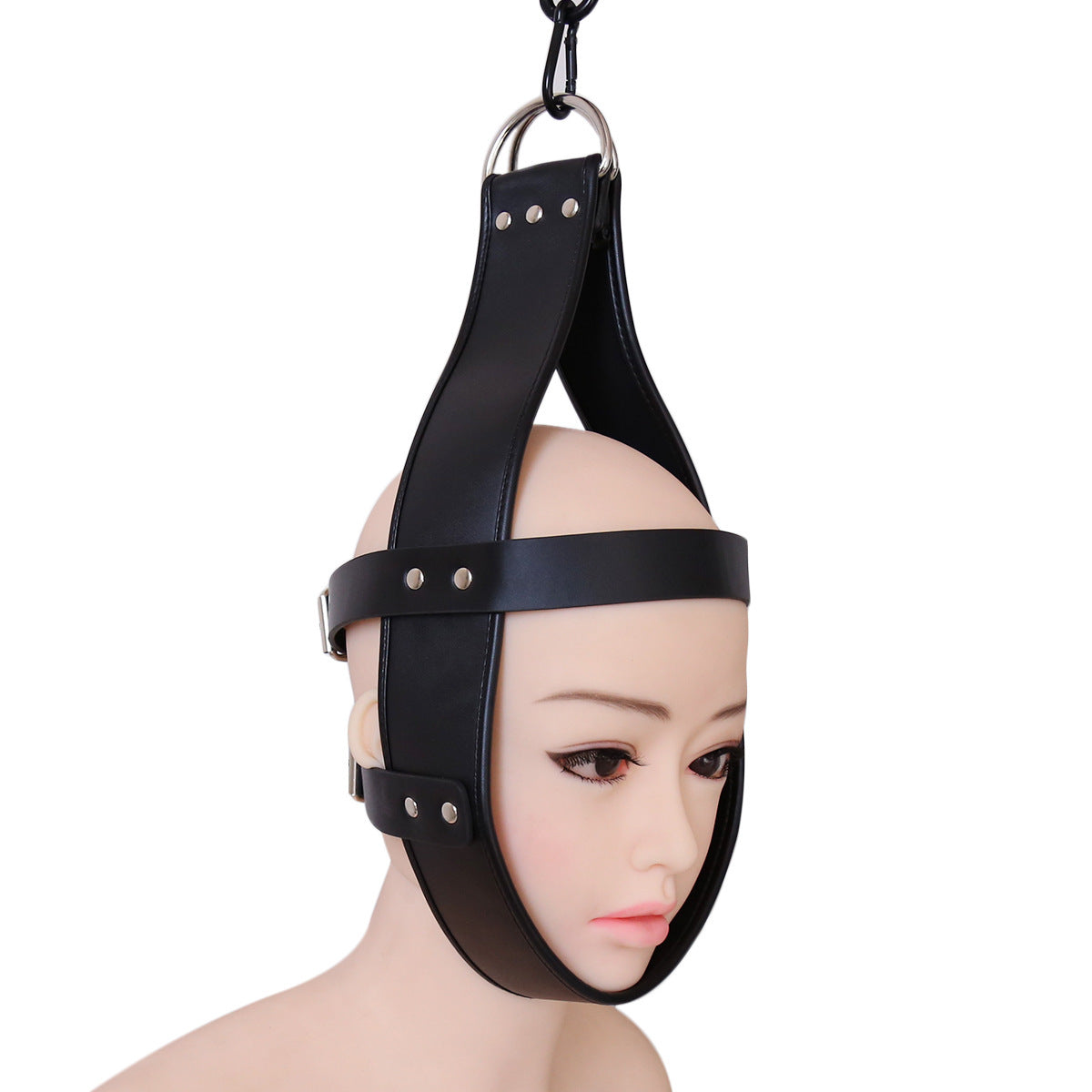 PU Leather Head Suspension Harness Hanger D Ring