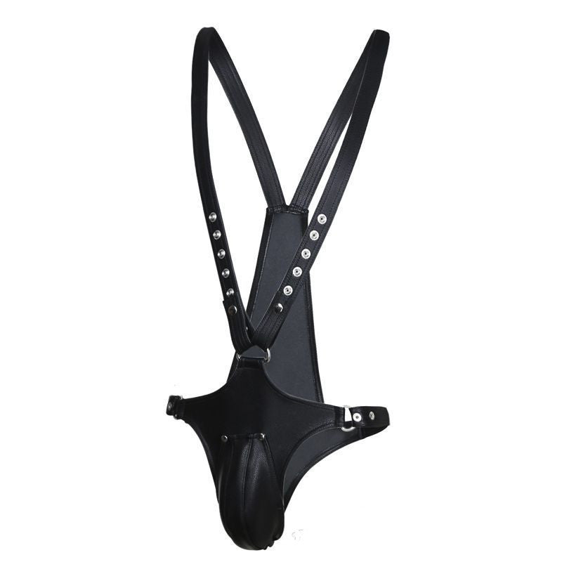 LUXXX Patent Leather Nightclub Bodysuit