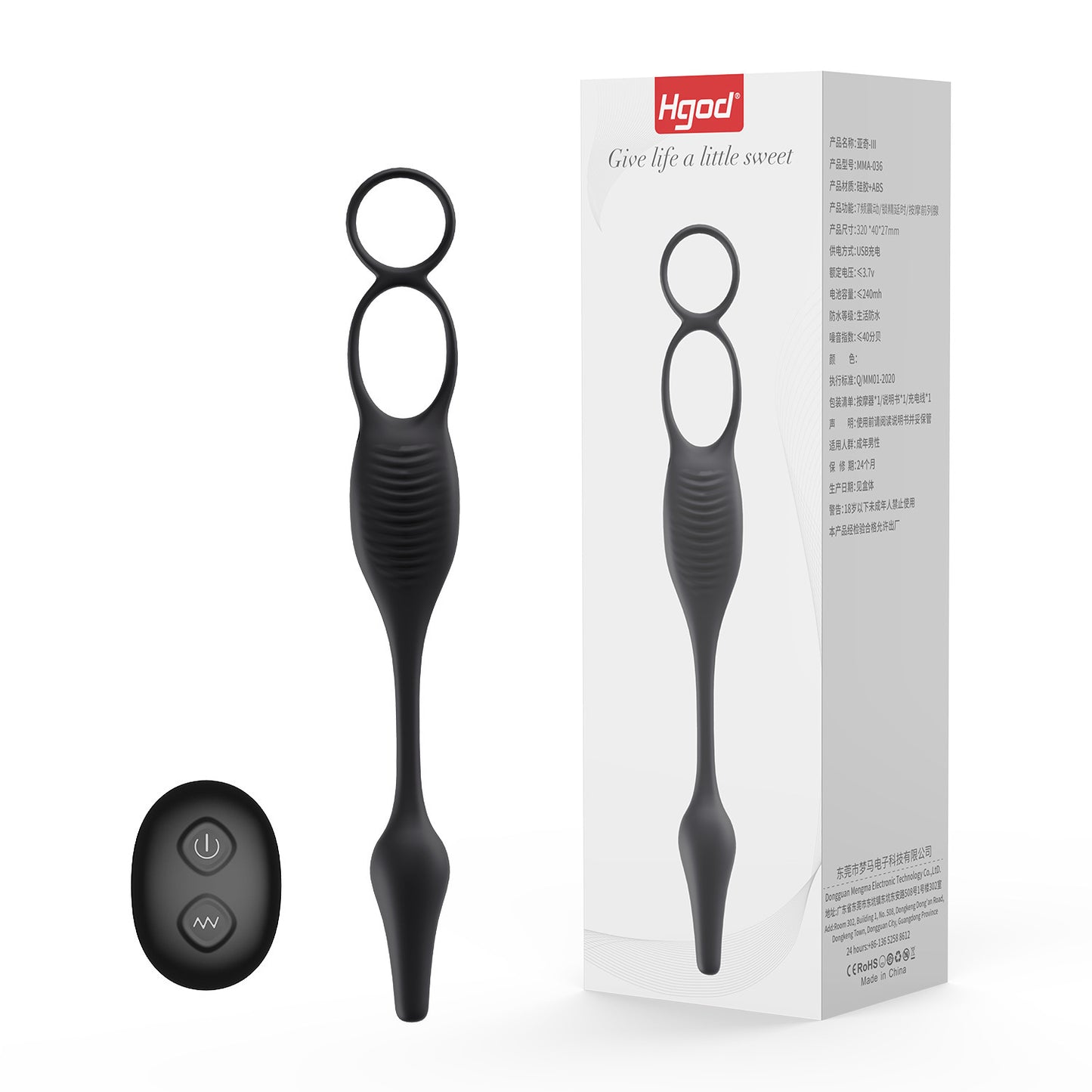 Prostate Remote Control Double Stimulation Massager