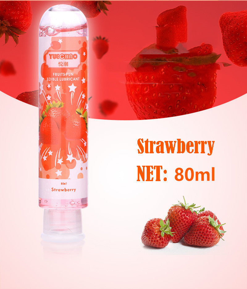 Lubrifiant humain hydrosoluble au goût de fruit