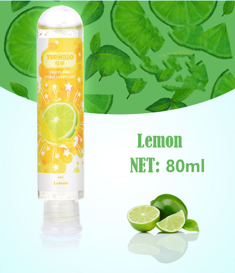 Lubrifiant humain hydrosoluble au goût de fruit