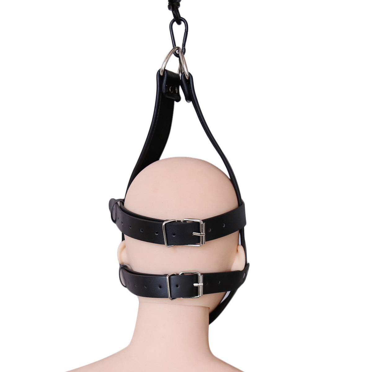 PU Leather Head Suspension Harness Hanger D Ring