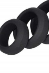 Ensemble de 6 anneaux en silicone pour scrotum et bondage pour hommes