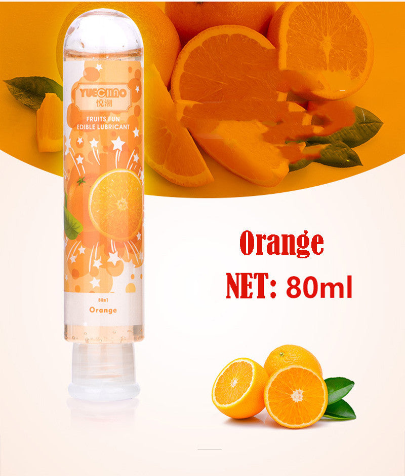 Lubrifiant humain hydrosoluble au goût de fruit