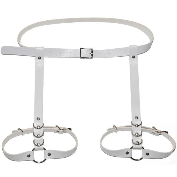 Harnais porte-jarretelles en cuir