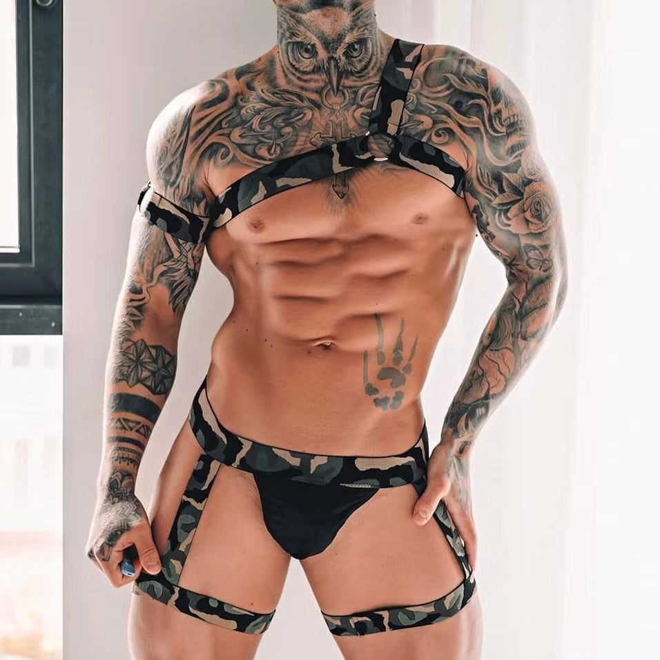 Sangle élastique camouflage sexy