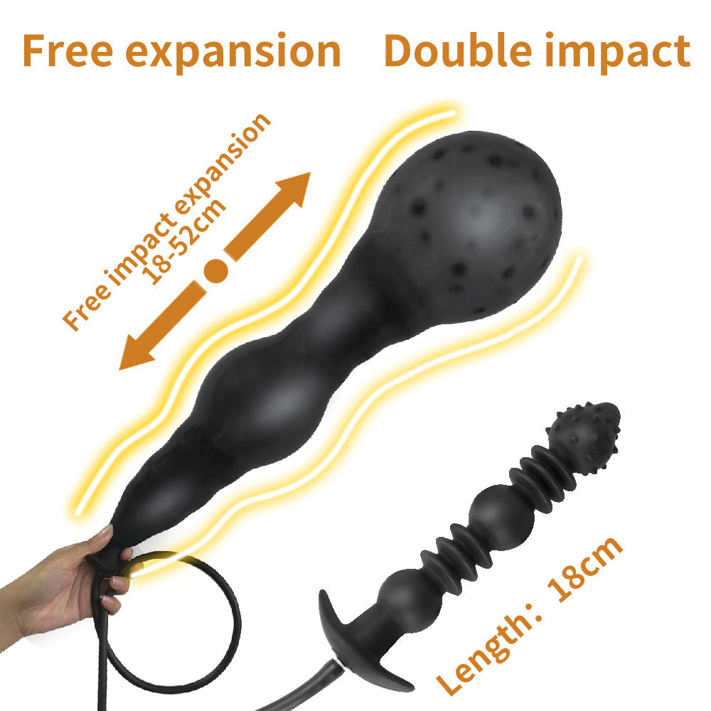 Inflatable Large Butt Plug Dildos - Vaginal Anal Expansion Prostate Dilator