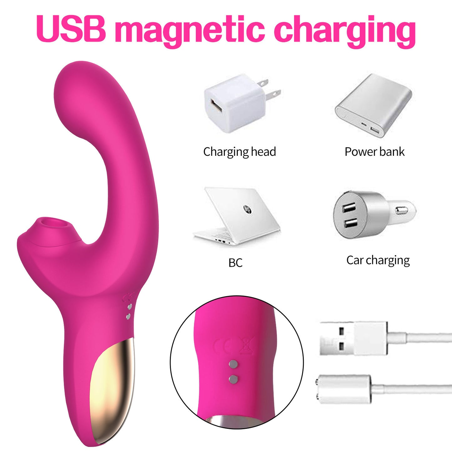 G-spot Massage Finger Multi-frequency Sucking