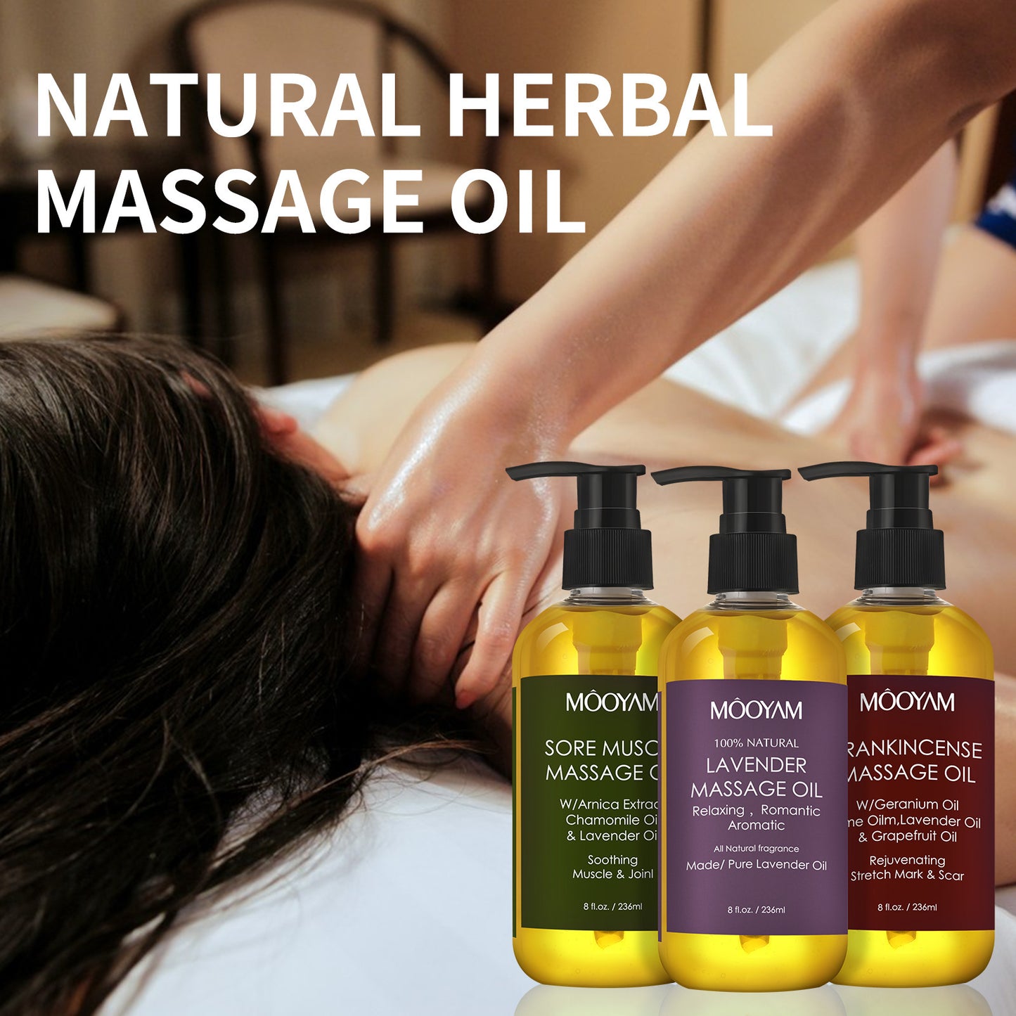 Huile de massage pour le corps