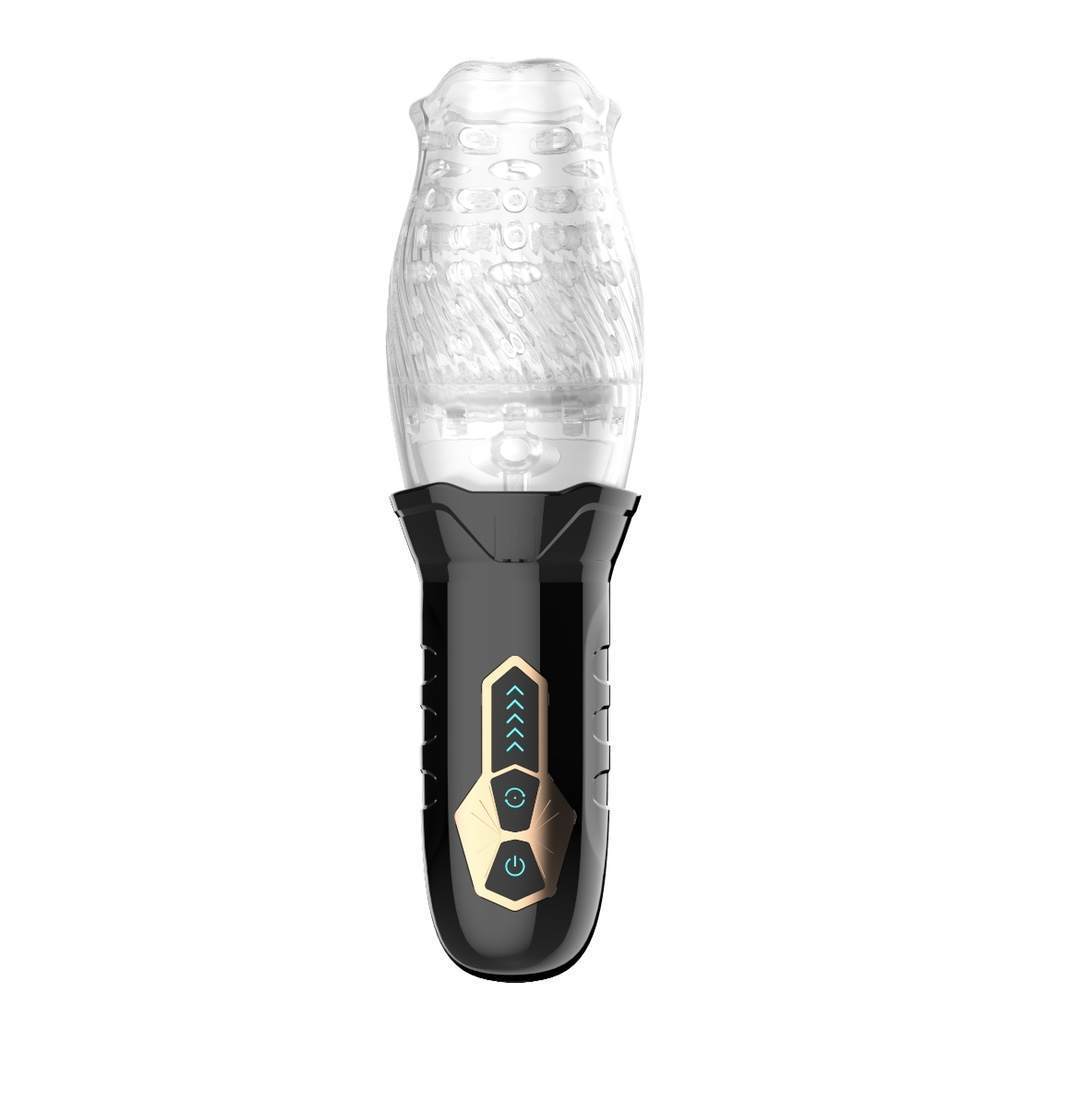 Jouet masseur rotatif en silicone rechargeable par USB