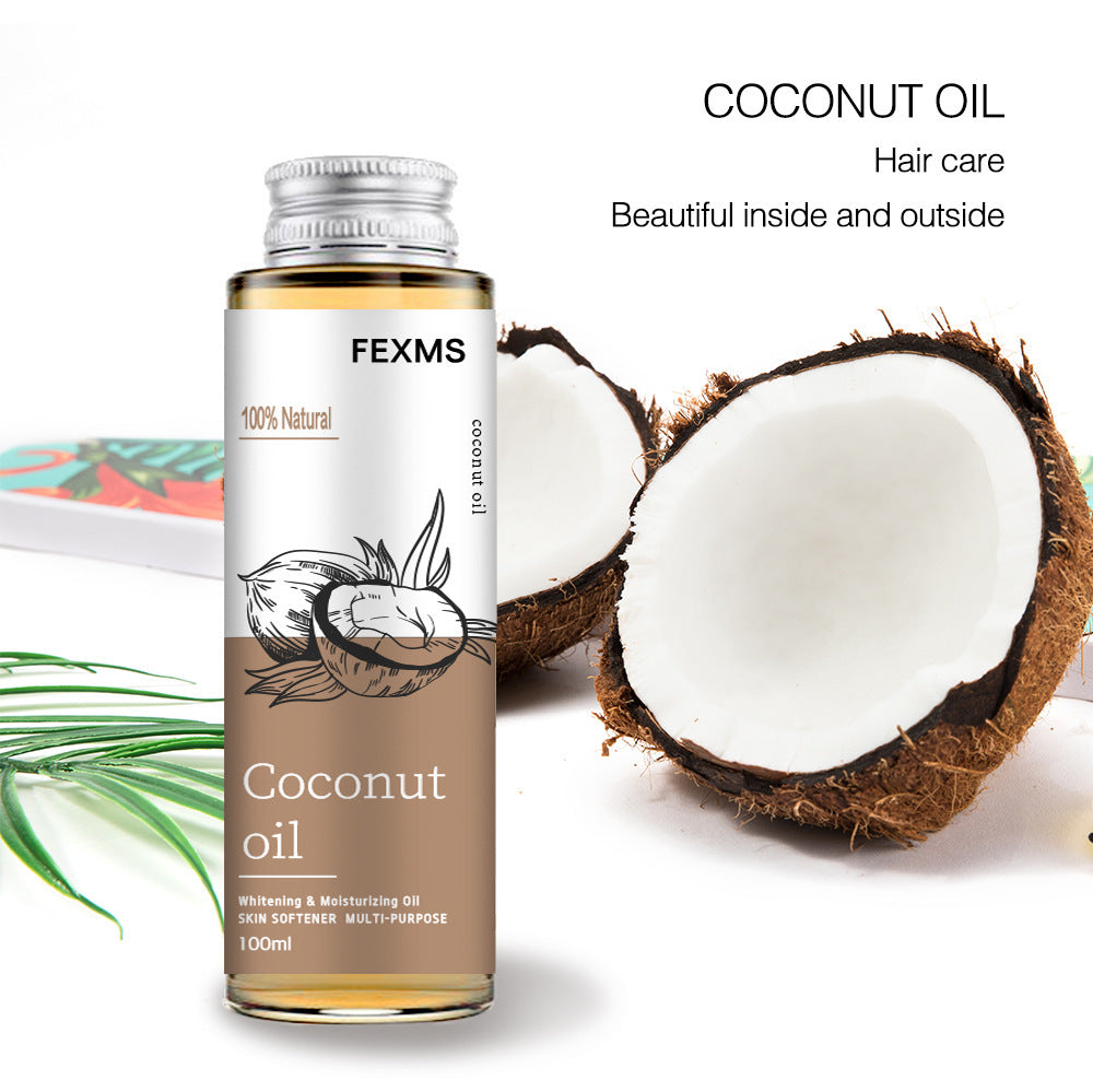 Huile essentielle de massage pour soins de la peau et du corps à la noix de coco