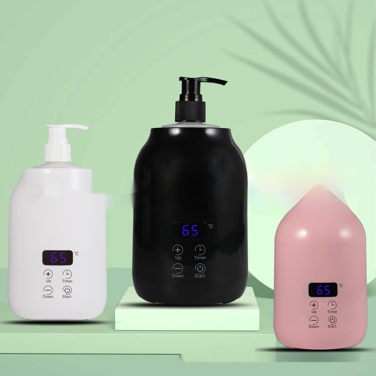 Chauffe-huile de massage à écran tactile, machine de chauffage pour lotion corporelle aux huiles essentielles
