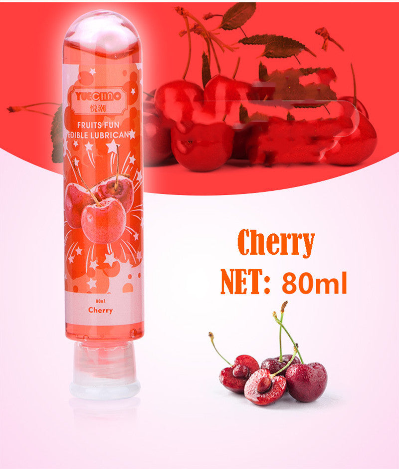 Lubrifiant humain hydrosoluble au goût de fruit