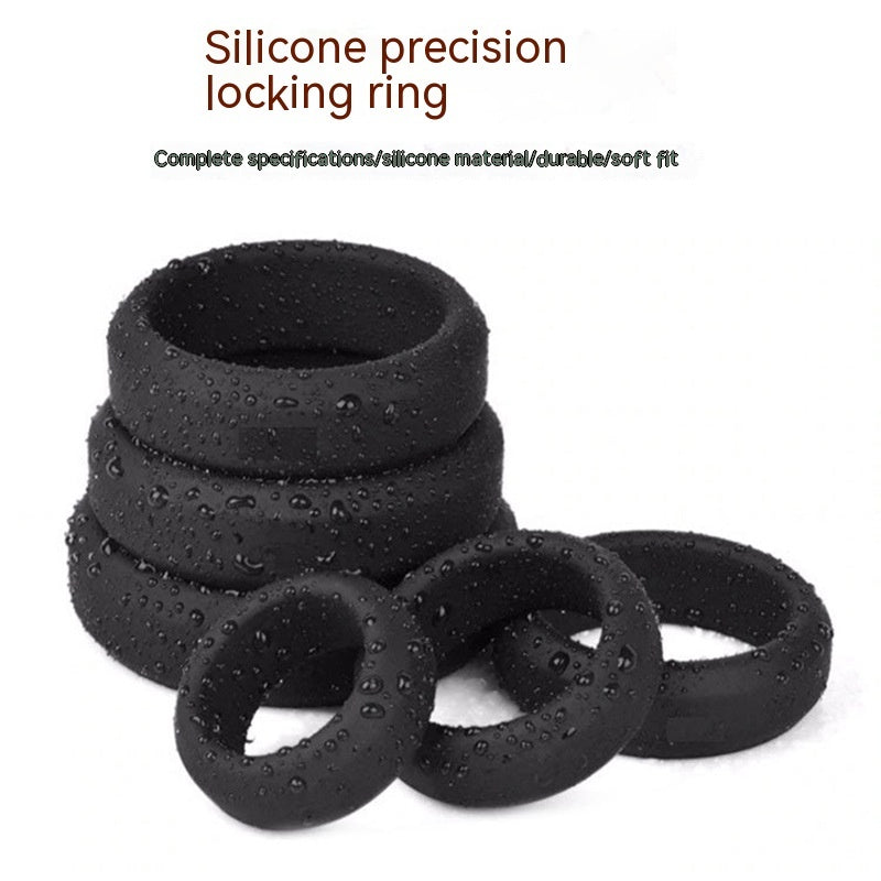 Ensemble de 6 anneaux en silicone pour scrotum et bondage pour hommes
