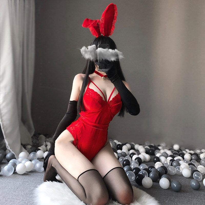 LUXXX Déshabillé Jessica Rabbit en dentelle