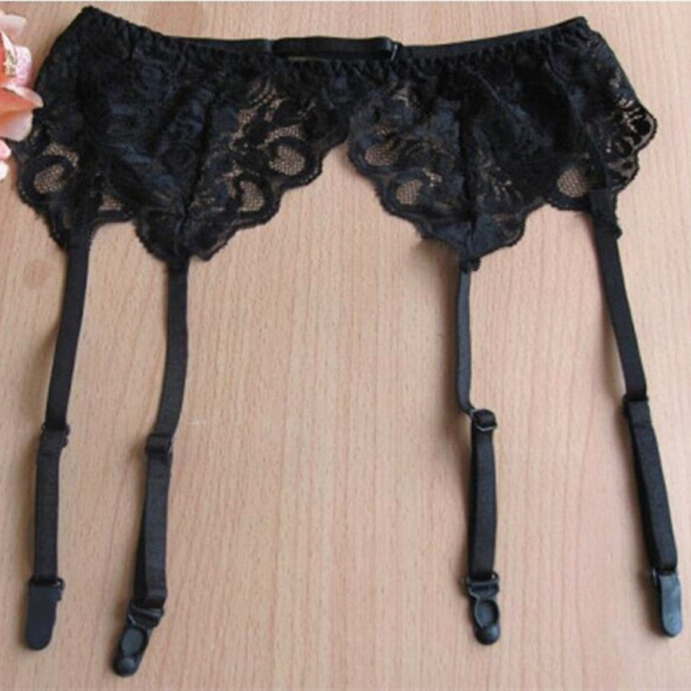 Accessoires de lingerie Jarretière en dentelle noire