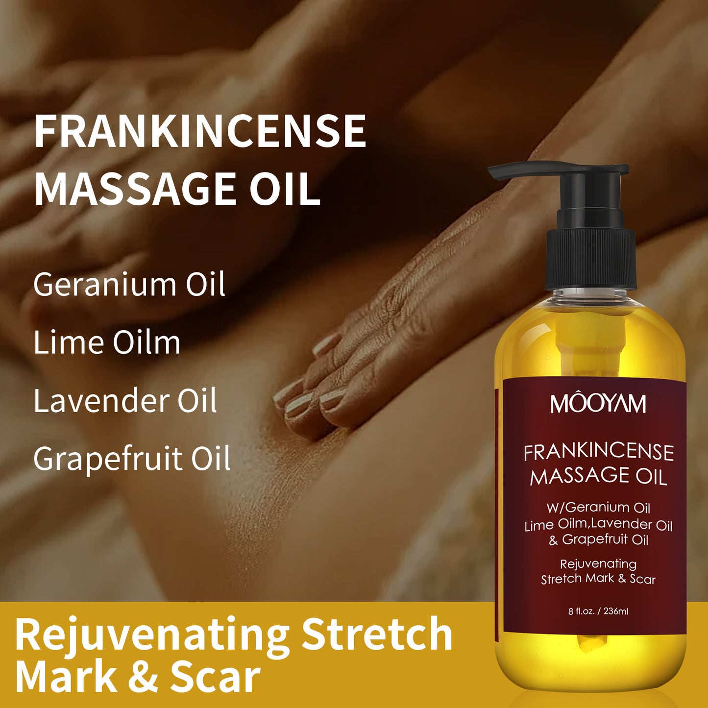 Huile de massage pour le corps