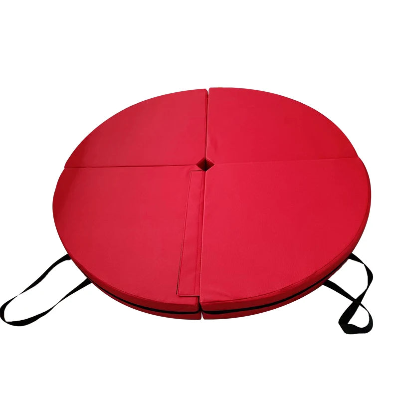 Tapis de pole dance pliable et rond, coussinets de gymnastique, anti-chute, antidérapant