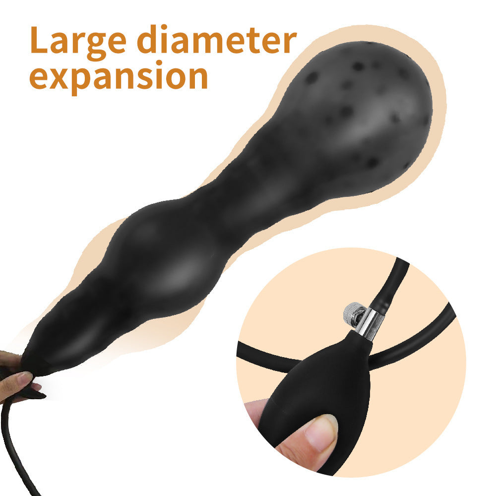 Inflatable Large Butt Plug Dildos - Vaginal Anal Expansion Prostate Dilator