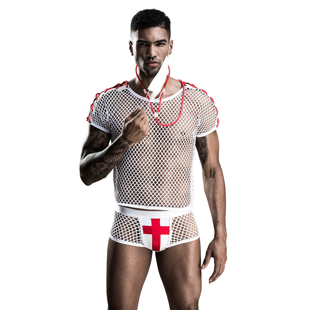 White Netting Doctor Uniform