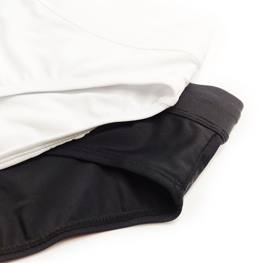 Slip de bain en maille translucide