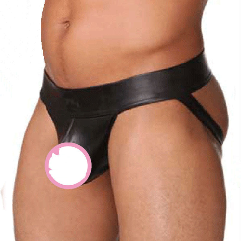 LUXXX Low Waist Patent Leather T-back