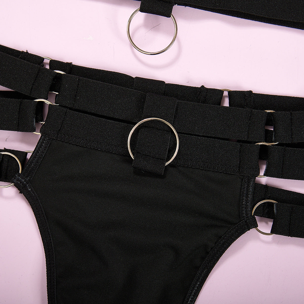 Satin Strap Lingerie Set