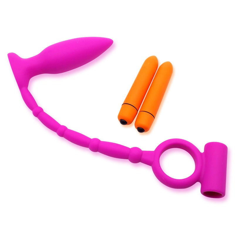 Masseur vibrant en silicone à double balle