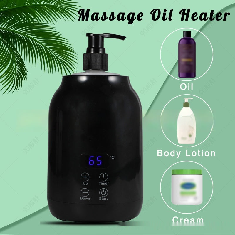 Chauffe-huile de massage à écran tactile, machine de chauffage pour lotion corporelle aux huiles essentielles