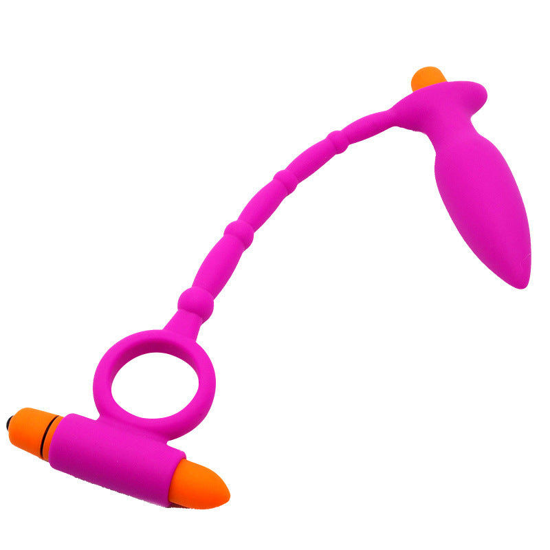 Masseur vibrant en silicone à double balle