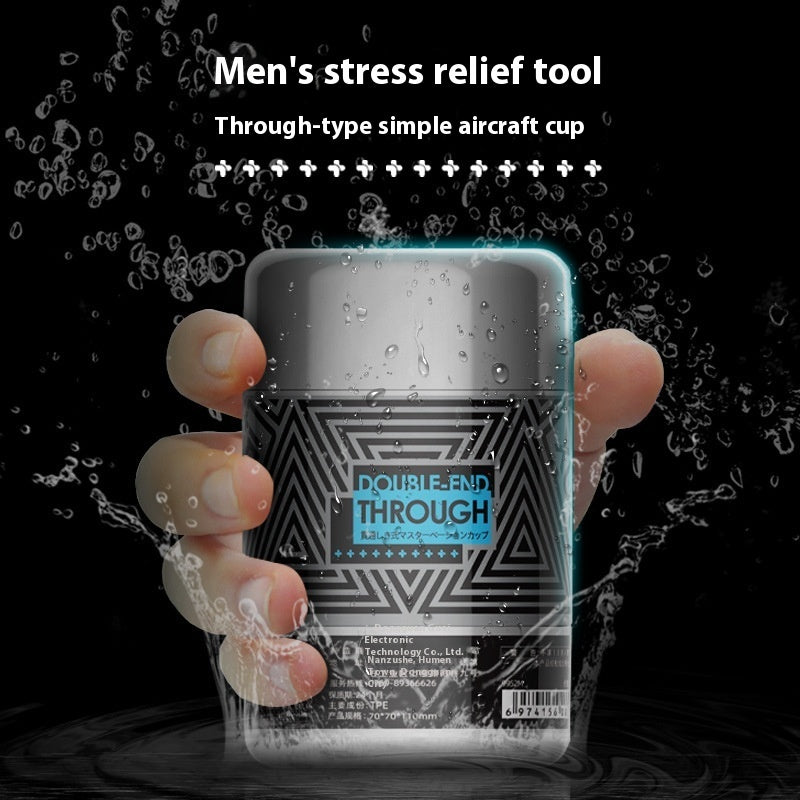 Dual-Flesh Light Men's Manual Massager