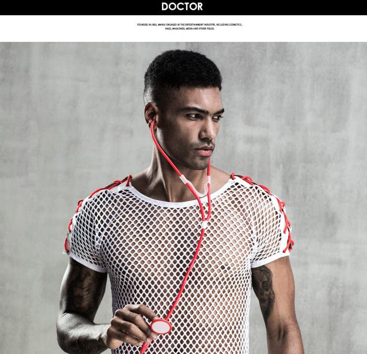 White Netting Doctor Uniform