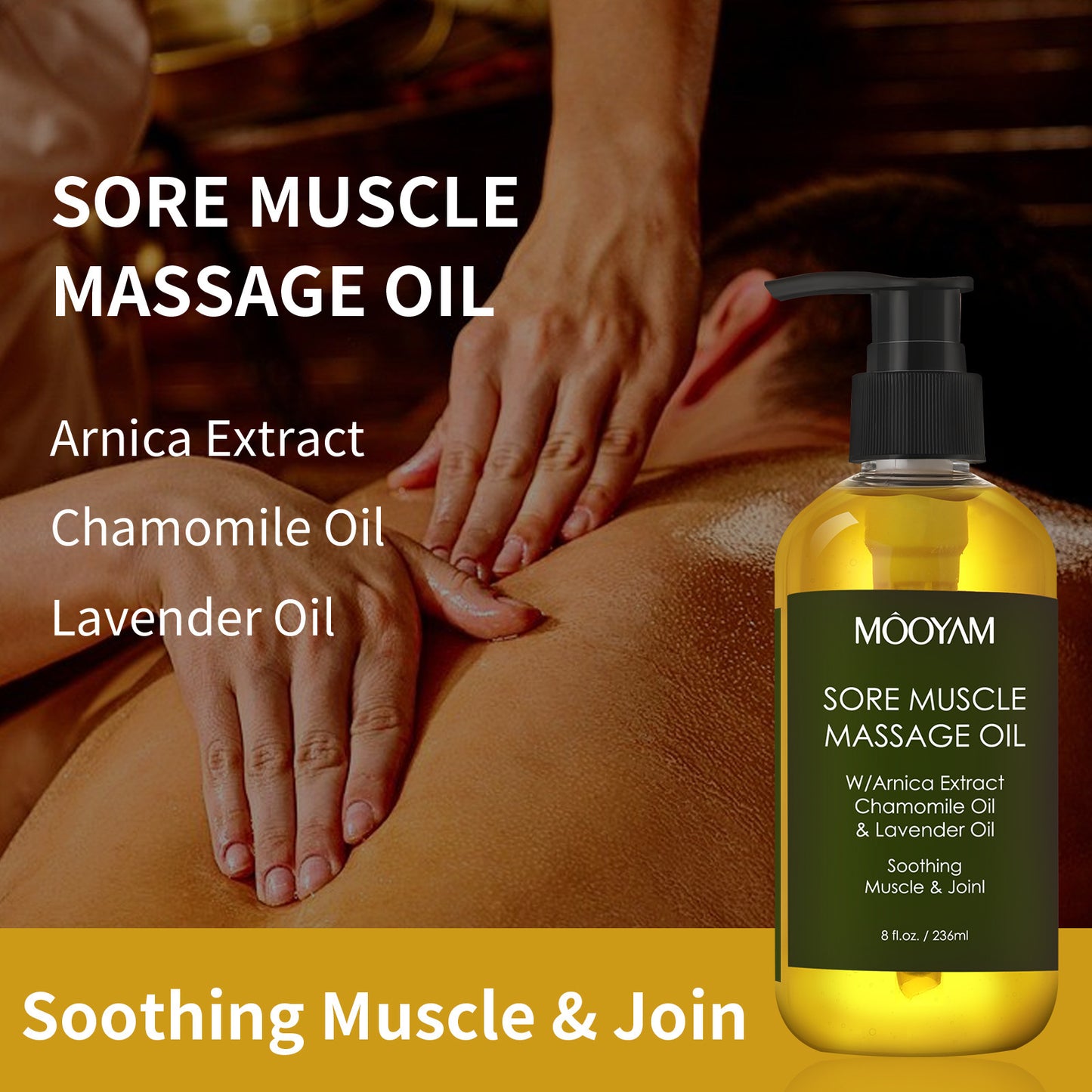 Huile de massage pour le corps