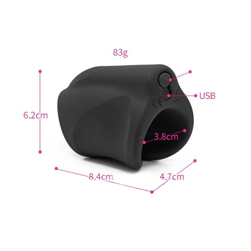 USB Vibrating Turltle Head Cock Ring