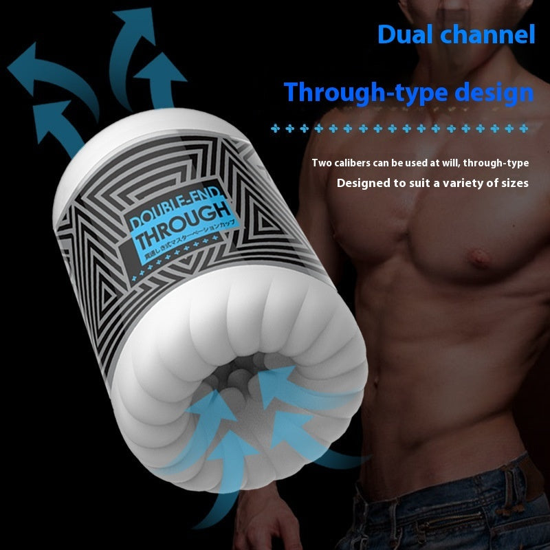 Dual-Flesh Light Men's Manual Massager