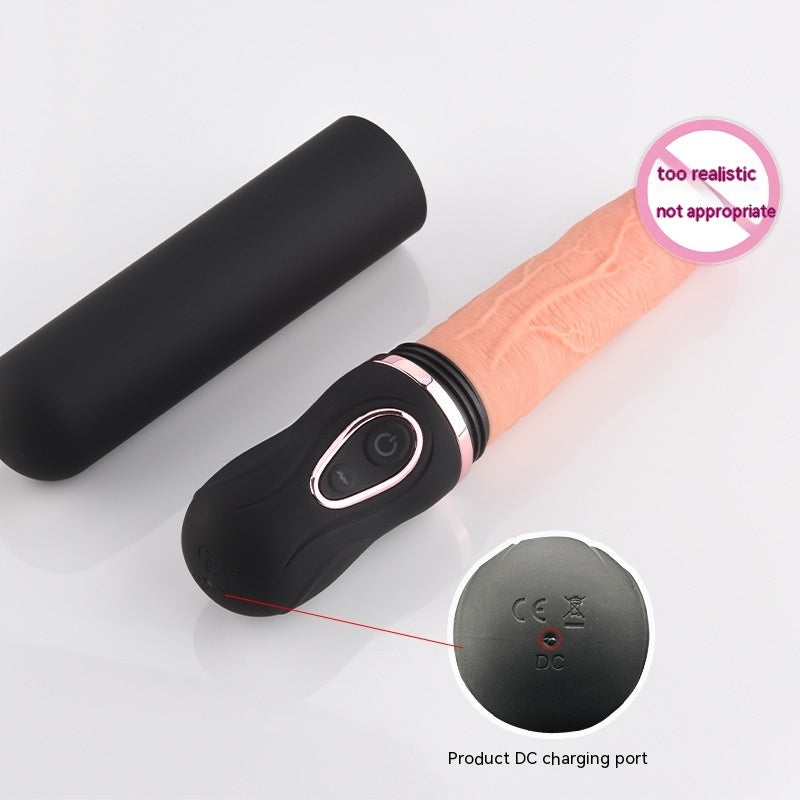 Stimulateur de désir électrique en silicone pour femme