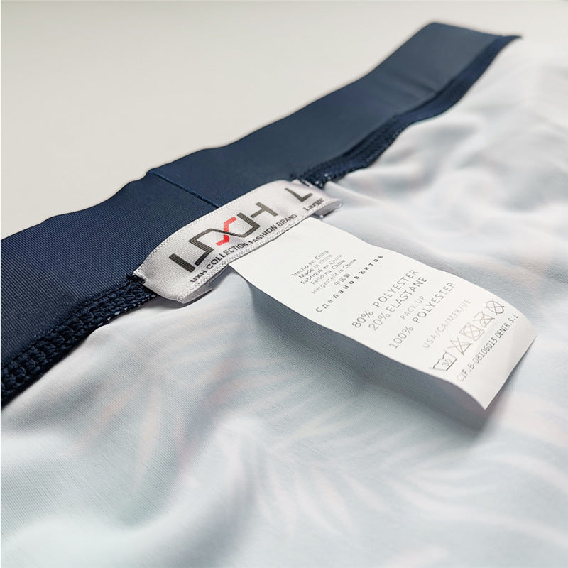 Short de bain zippé avec poches